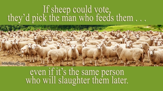 If sheep could vote